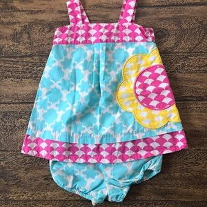 Hanna Andersson Dress & Matching Bloomers